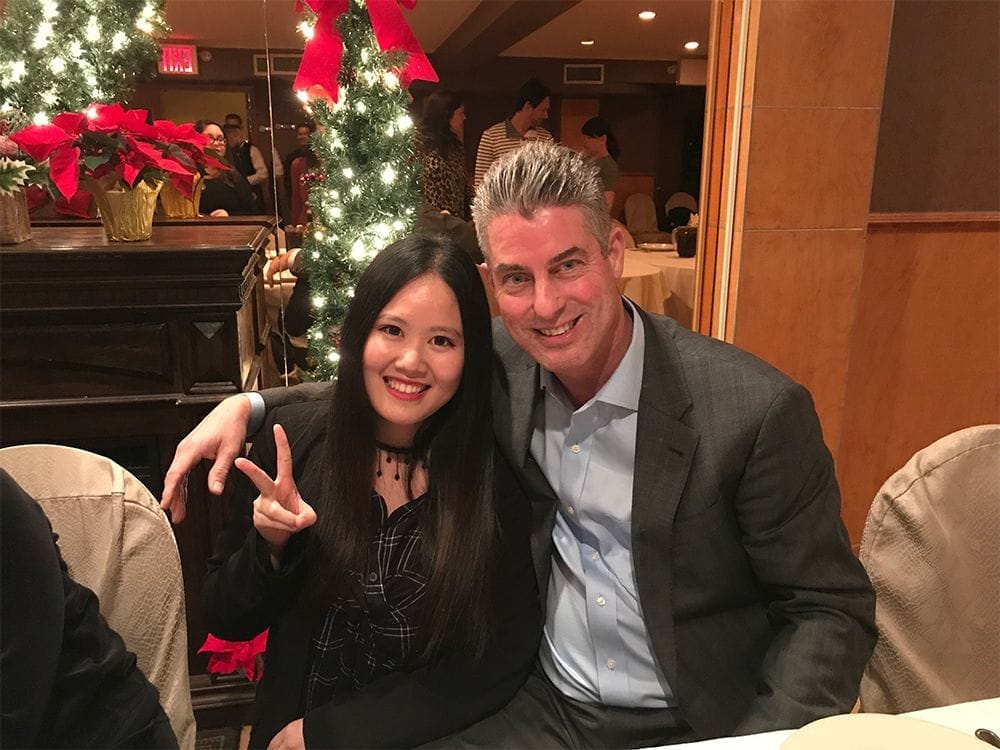 Dr. Weiss and Dr. Keh smiling